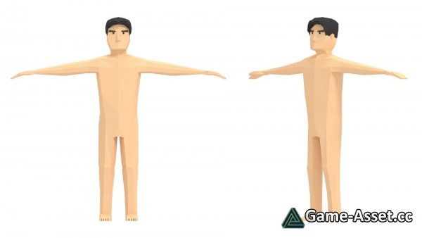 3D-Model - Animated Man Pack Low-Poly