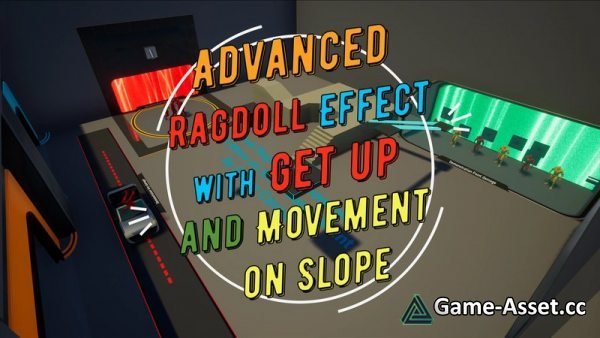 Advanced Ragdoll Effect Get up and Movement on Slope