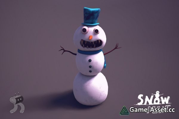 Creepy Snowman PBR