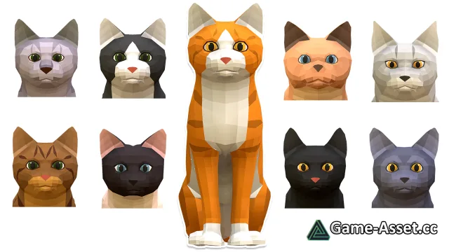 LowPoly Cats
