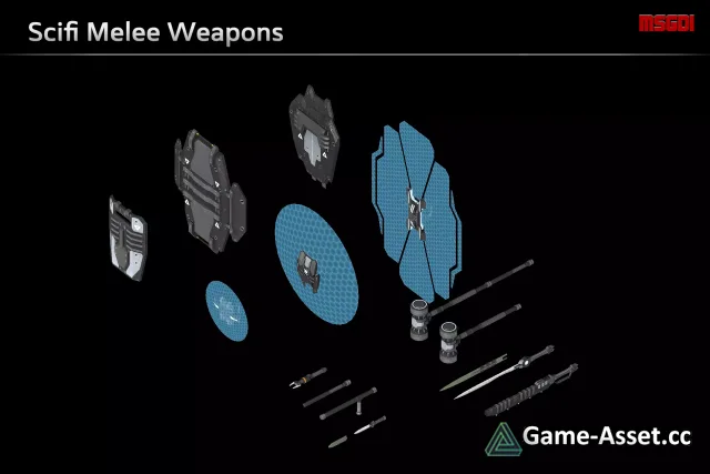 Scifi Melee-Weapons