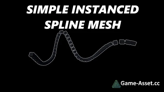 Simple Instanced Spline Mesh