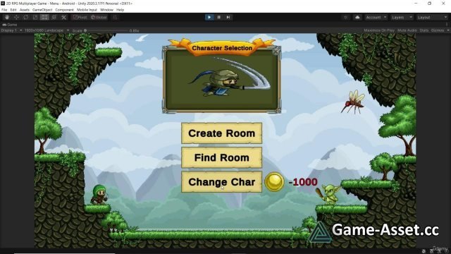 Create 2D Multiplayer Game with photon in unity