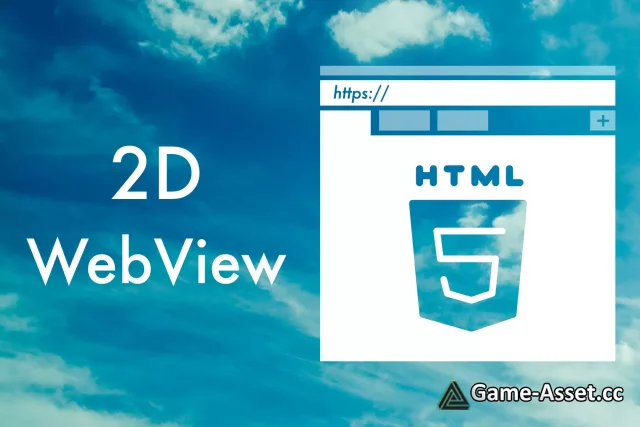2D WebView for WebGL (Web Browser IFrame)