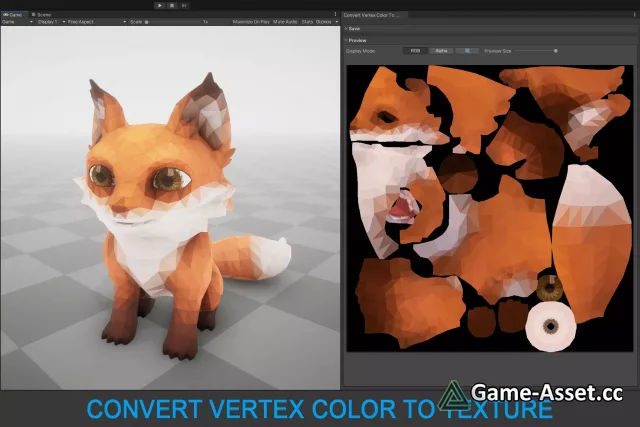 Convert Vertex Color To Texture