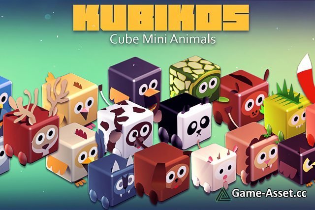 KUBIKOS - 22 Animated Cube Mini Animals
