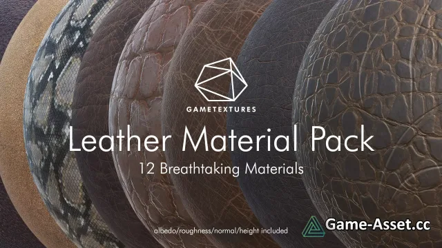 Leather Material Pack by GameTextures