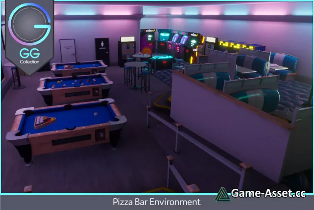Pizza Bar Environment by Gamertose