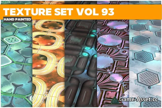 Sci-fi Vol.93 - Hand Painted Textures