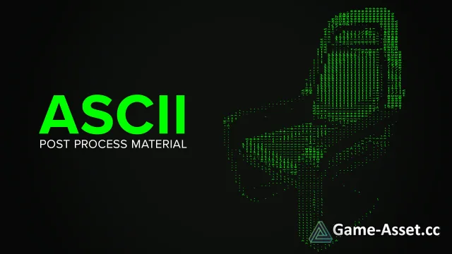 ASCII Post Process Material