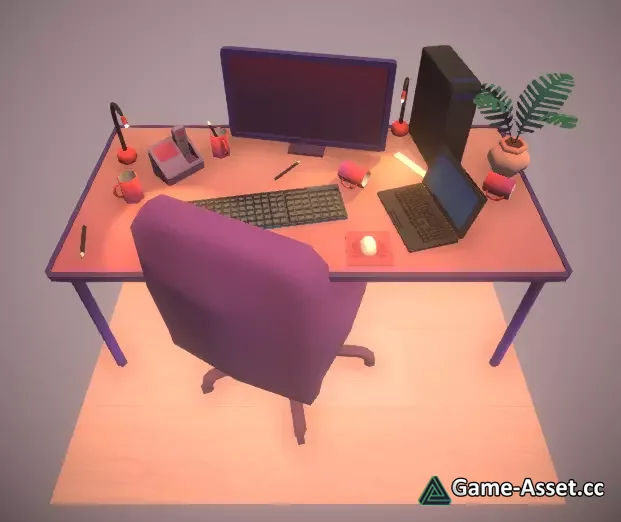 Low Poly Desk