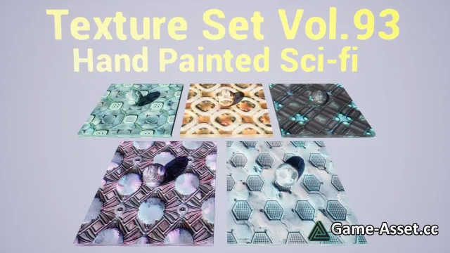 Sci-fi Vol.93 - Stylized Game Textures