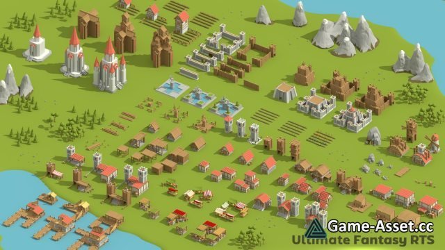 3d model - Ultimate Fantasy RTS Pack Low Poly