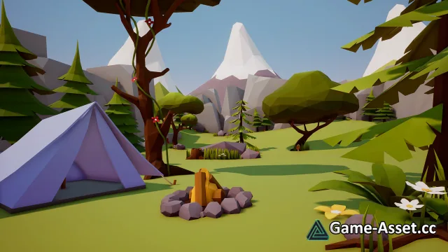 Low Poly Nature Pack (UE)