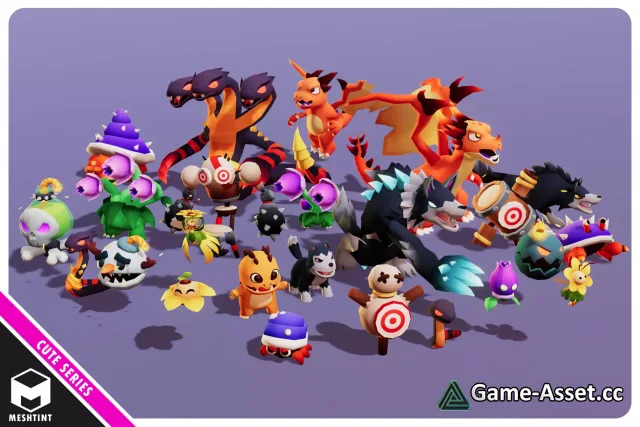 Monsters Ultimate Pack 02 Cute Series