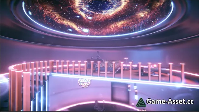 Sci-fi Neon Room