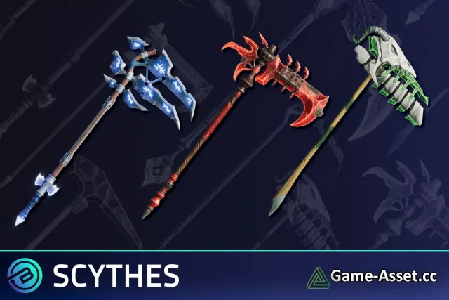 Stylized Scythes - RPG Weapons