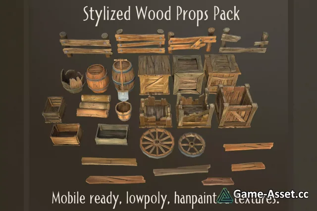 Stylized Wood Props Pack