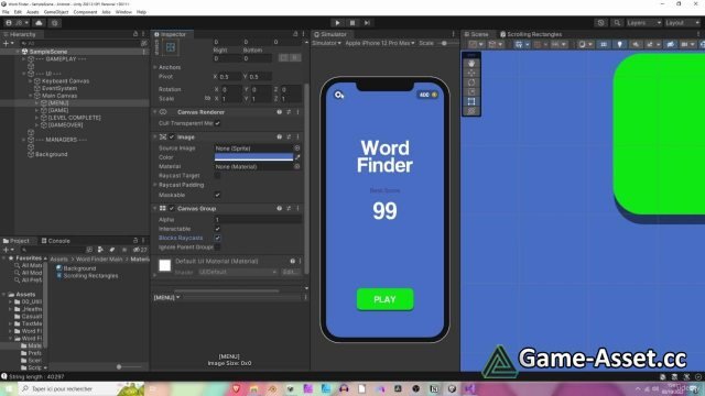 Unity Mobile Game - Master Word Games Mechanics!